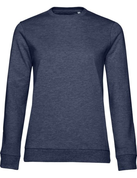 Damen-Hoodie #Set In - Heather Navy M