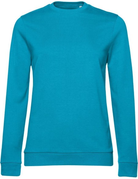 Damen-Sweatshirt ohne Kapuze #Set In - Hawaiiblau XS