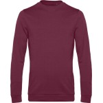 Pánská mikina bez kapuce #Set in - Burgundy S