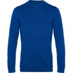 Herren Kapuzenpullover ohne Kapuze #Set in - Königsblau S