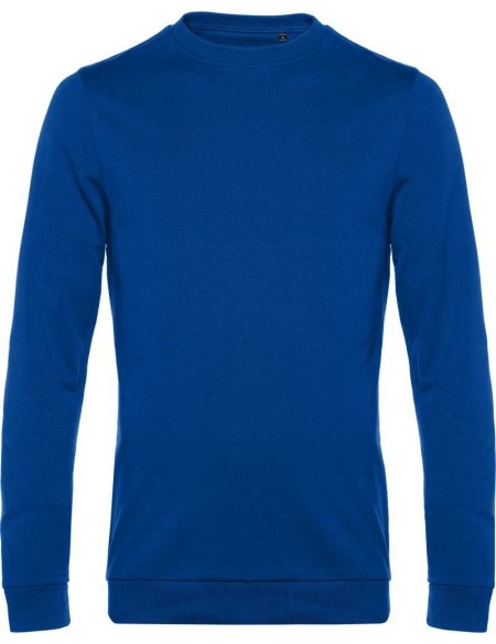 Herren-Sweatshirt ohne Kapuze #Set in - Königsblau XS