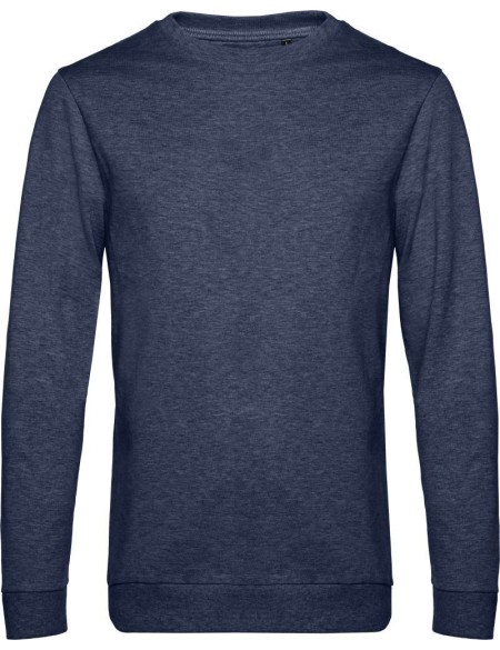 Pánská mikina bez kapuce #Set in - Heather navy XS