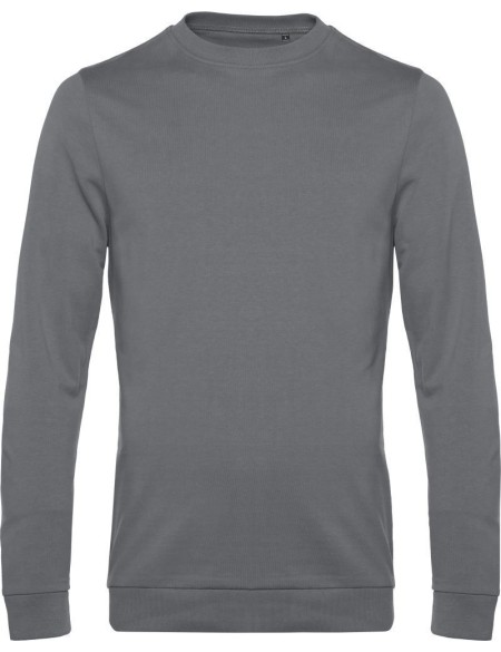 Pánská mikina bez kapuce #Set in - Elephant grey S