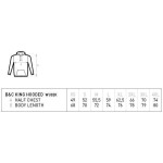 Herren Kapuzenpullover KING Hooded - Grauer Nebel XXL