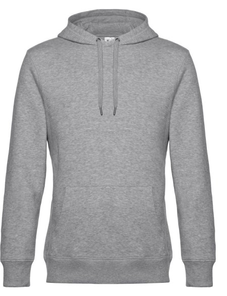 Pánská mikina s kapucí KING Hooded - Heather grey XL
