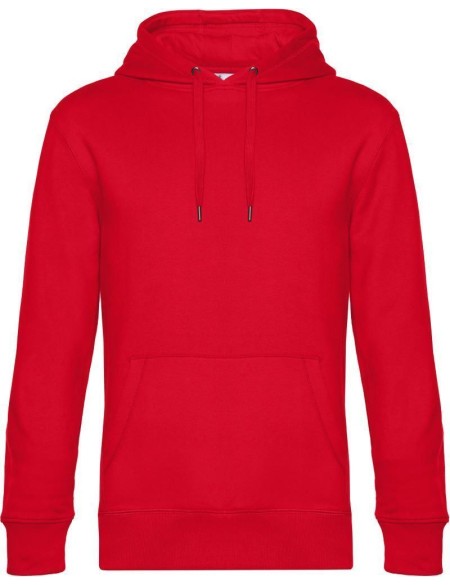Herren Kapuzenpullover KING Hooded - Rot M