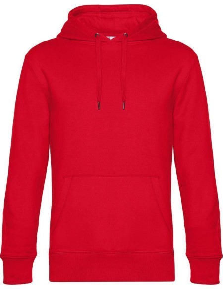 Herren Kapuzenpullover KING Hooded - Rot XXL