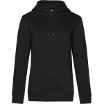 Damen-Kapuzenpullover KING Hooded - Schwarz pur L