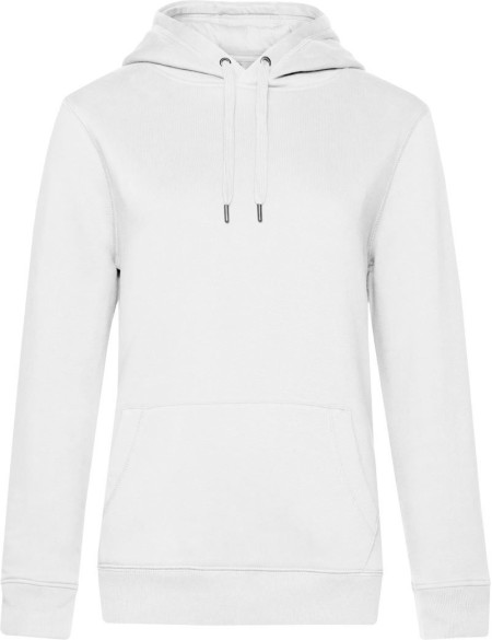 Dámská mikina s kapucí KING Hooded - Bílá M