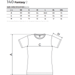 Damen-Sport-T-Shirt FANTASY - Schwarz XXL
