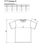 Kinder-Sport-T-Shirt FANTASY – Königsblau 134 cm/8 Jahre