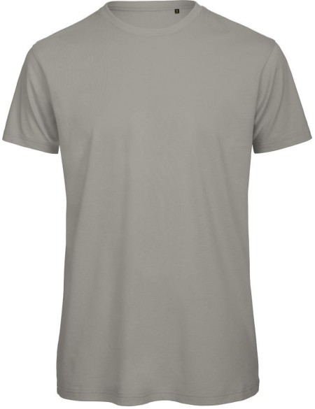 Herren T-Shirt B+C Inspire T aus Bio-Baumwolle - Hellgrau XL