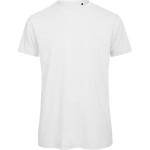 Herren-T-Shirt B+C Inspire T aus Bio-Baumwolle – Weiß 3XL