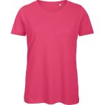 Damen T-Shirt B+C Inspire T aus Bio-Baumwolle – Fuchsia XXL