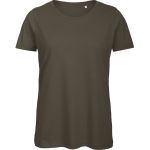 Dámské tričko B+C Inspire T z bio bavlny - Khaki S
