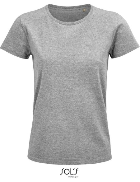 Damen T-Shirt Pioneer - Grau meliert M