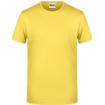 James+Nicholson 8008 Herren-T-Shirt aus Bio-Baumwolle – Gelb XL