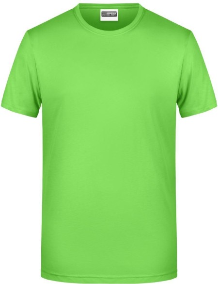 Herren-T-Shirt aus Bio-Baumwolle James+Nicholson 8008 – Limettengrün S