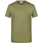 James+Nicholson 8008 Herren-T-Shirt aus Bio-Baumwolle – Khaki L
