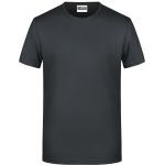 James+Nicholson 8008 Herren-T-Shirt aus Bio-Baumwolle – Schwarz XL