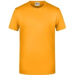 Herren-T-Shirt aus Bio-Baumwolle James+Nicholson 8008 - Goldgelb M