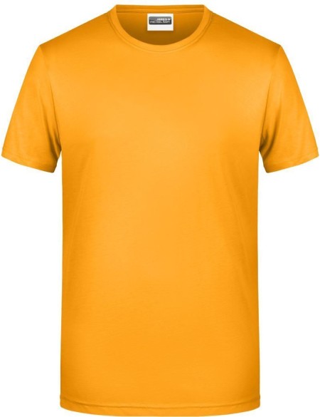 Herren-T-Shirt aus Bio-Baumwolle James+Nicholson 8008 - Goldgelb M