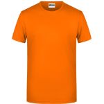 James+Nicholson 8008 Herren-T-Shirt aus Bio-Baumwolle – Orange XL