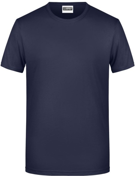 James+Nicholson 8008 Herren-T-Shirt aus Bio-Baumwolle – Marineblau XXL