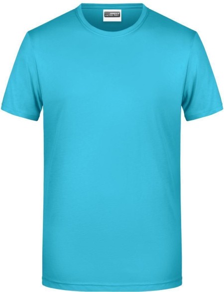 James+Nicholson 8008 Herren-T-Shirt aus Bio-Baumwolle – Türkis XL
