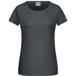 James+Nicholson 8007 Bio-Baumwoll-Damen-T-Shirt – Graphit M