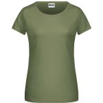 James+Nicholson 8007 Bio-Baumwoll-Damen-T-Shirt – Khaki M