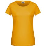 Dámské tričko z bio bavlny James+Nicholson 8007 - Gold yellow XS