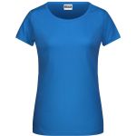 James+Nicholson 8007 Damen-T-Shirt aus Bio-Baumwolle – Cobalt M