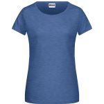 Damen-T-Shirt aus Bio-Baumwolle James+Nicholson 8007 – Light Denim Melange XXL