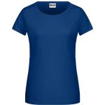 Dámské tričko z bio bavlny James+Nicholson 8007 - Dark royal XL