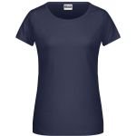 Dámské tričko z bio bavlny James+Nicholson 8007 - Navy XXL