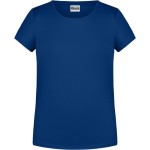 James+Nicholson Mädchen-T-Shirt aus Bio-Baumwolle 8007G – Dark Royal XS