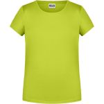 James+Nicholson Mädchen-T-Shirt aus Bio-Baumwolle 8007G – Säuregelb XXL