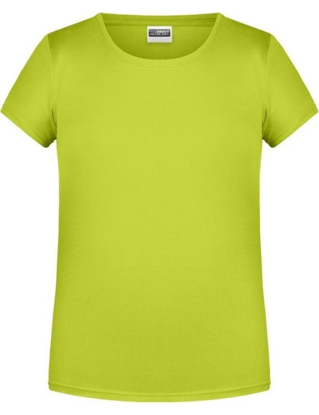 James+Nicholson Mädchen-T-Shirt aus Bio-Baumwolle 8007G – Säuregelb L