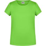 Dívčí tričko z bio bavlny James+Nicholson 8007G - Lime green M