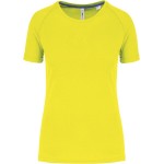 Damen-Sport-T-Shirt Kariban PA4013 – Fluoreszierendes Gelb XS