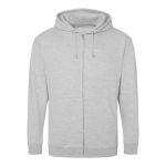 Pánská mikina na zip s kapucí ZOODIE - Heather grey XL