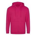 Herren-Kapuzenpullover mit Reißverschluss ZOODIE – Pink L