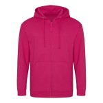 Herren-Kapuzenpullover mit Reißverschluss ZOODIE – Pink XXL