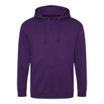 Herren-Kapuzenpullover mit Reißverschluss ZOODIE – Lila XXL