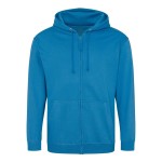 Herren-Kapuzenpullover mit Reißverschluss ZOODIE – Sapphire Blue L