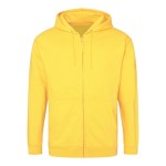 Pánská mikina na zip s kapucí ZOODIE - Sun yellow XL