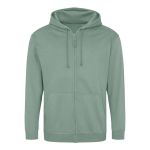 Herren-Kapuzenpullover mit Reißverschluss ZOODIE – Dusty Green XXL
