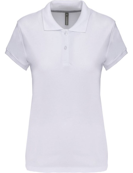 Damen-Poloshirt Kariban K242 – Weiß XL
