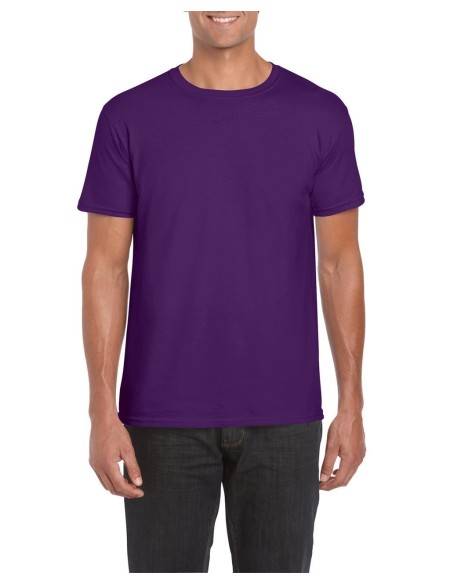 Herren T-Shirt Gildan GI64000 - Lila M